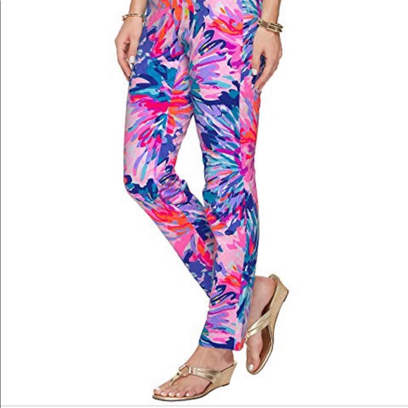 Lilly Pulitzer Pants - Lilly Pulitzer Off Tropic Kelly Ankle Pants